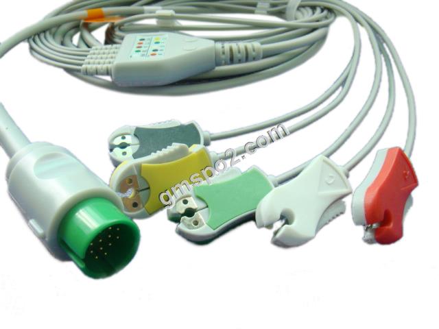 spacelab jedan komadni kabel sa 5-LEAD iec grabber leadwires-.jpg