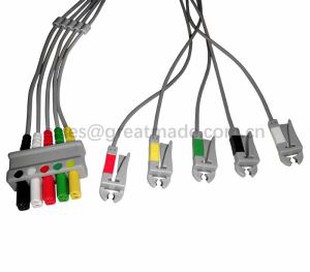 Kompatibilni Siemens SC9000 ECG Set Leadwire set, 5-Lead, Grabber, IEC, 40IN i 2pin