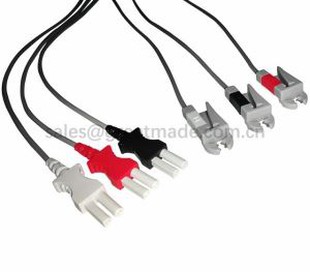 Kompatibilni Spacelab Ultraview 90369 Tru-Link Leadwire setovi, 3-olovni, AHA, Grabber