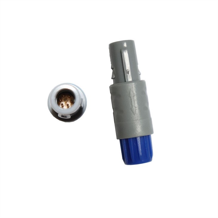 Plastic Connector 1P 1Keying PAG1-10pin 14pin Push-Pull Circular Straight Plug With Back Nut