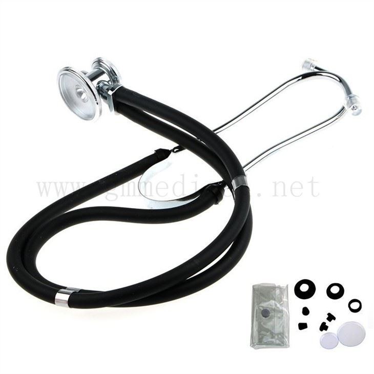 Professional Multifunctional Stethoscope Portable Medical Stethoscope Dual Headed Double Tube.