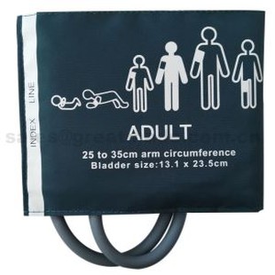 Adult Dual Tube NIBP manžetni, 25-35cm rukohvat
