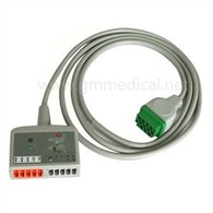 Kompatibilan s GE Eagle, Solar, Dash, Tram OEM 416035-001 Multi-Link EKG standardni kabel sa 12 vodova AHA 12 Ft EKG kabel.