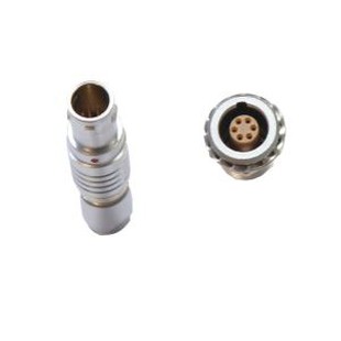 FGG EGG 1B Series 306 Push-Pull Metal Straight Plug/ Fixed Socket Connector