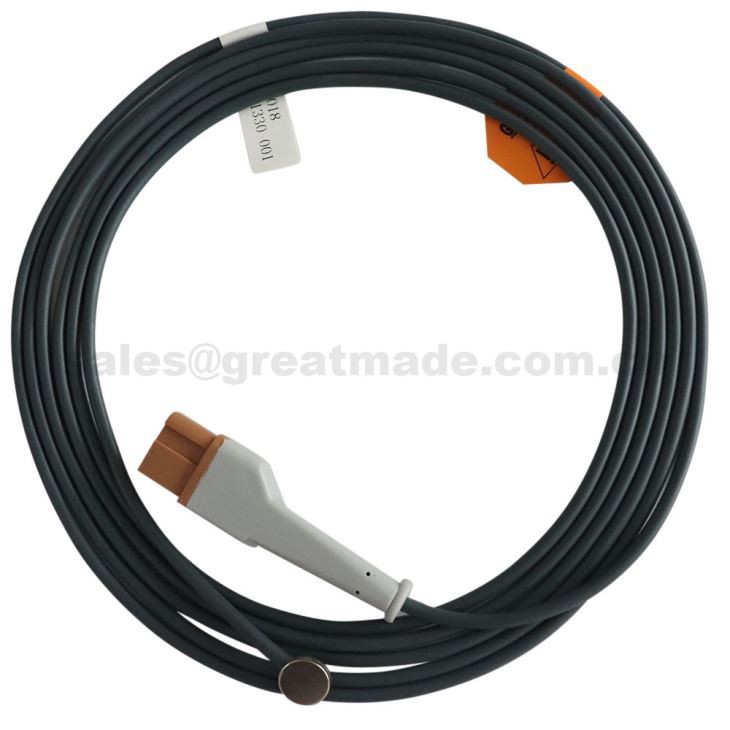 Spacelab Compatible Skin Surface Temperature Sensor, Spacelab 10PIN-> 12mm Disk